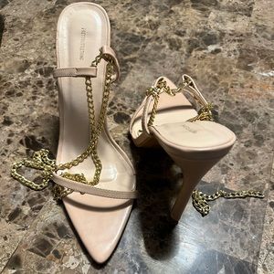 Open toe heels